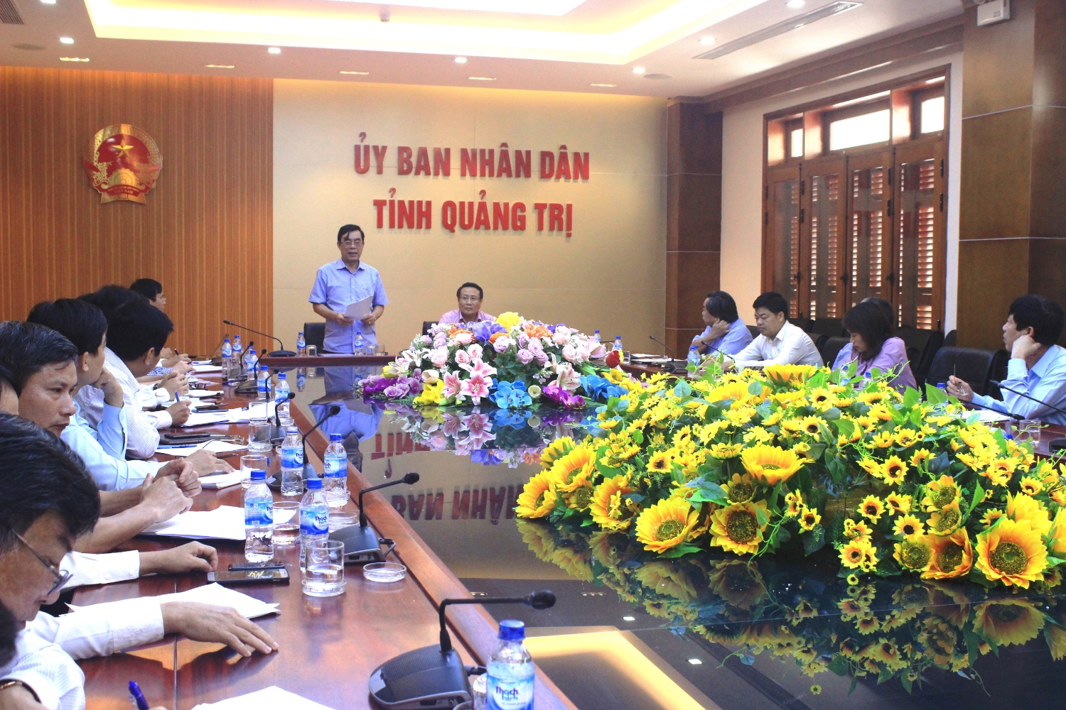 Chủ tịch UBND tỉnh Nguyễn Đức Chính kết luận buổi làm việc