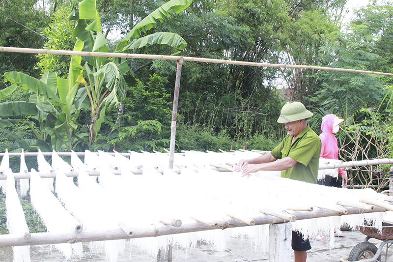 Miến gạo là một trong những sản phẩm có khả năng hoàn thiện nâng cấp trong chương trình OCOP