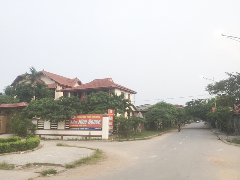 Một tuyến phố của khu phố 1B, phường Đông Lễ, thành phố Đông Hà