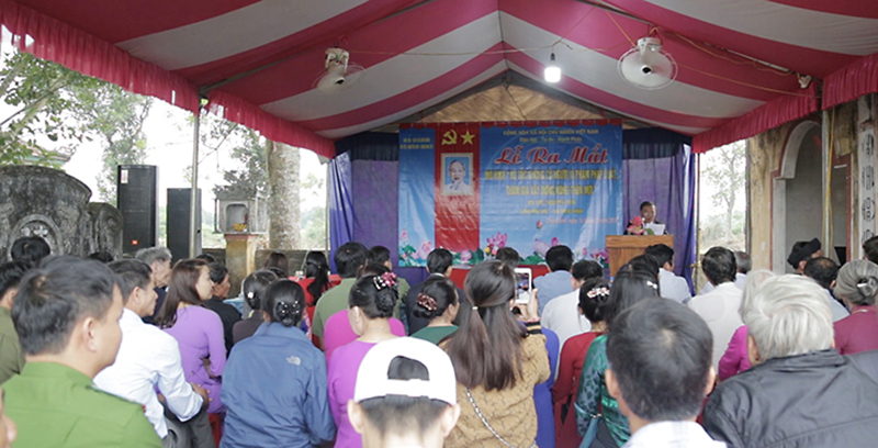 Công an Cam Lộ đẩy mạnh công tác giáo dục, phổ biến pháp luật trong nhân dân thông qua việc sinh hoạt mô hình họ, tộc không vi phạm pháp luật