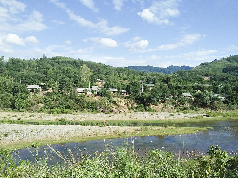 Khu vực xảy ra tranh chấp địa giới hành chính giữa xã Hồng Thủy, huyện A Lưới, tỉnh Thừa ThiênHuế và xã A Bung, huyện Đakrông, tỉnh Quảng Trị  Ảnh  PHH