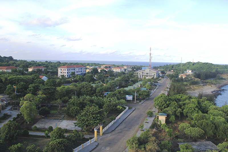 Một góc huyện đảo Cồn Cỏ  Ảnh  H N