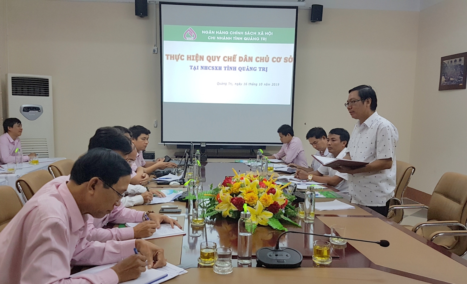 Phó Trưởng Ban BCĐ, Chủ tịch LĐLĐ tỉnh Nguyễn Thế Lập kết luận tại buổi kiểm tra.