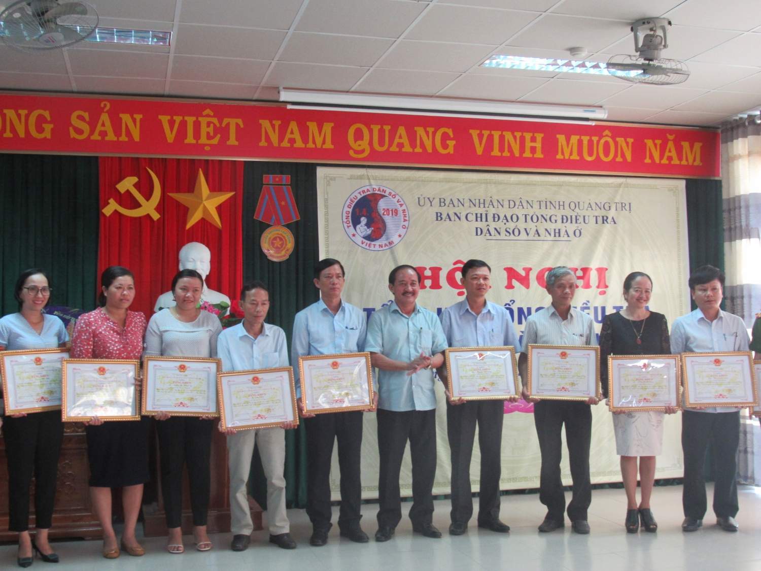 Tổng điều tra dân số và nhà ở năm 2019 diễn ra trên quy mô lớn, địa bàn rộng, được tổ chức 10 năm một lần, thời gian điều tra từ ngày 1-25.4.2019. Trong quá trình điều tra đã cải tiến phương pháp, đặc biệt việc ứng dụng công nghệ thông tin trong giai đoạn