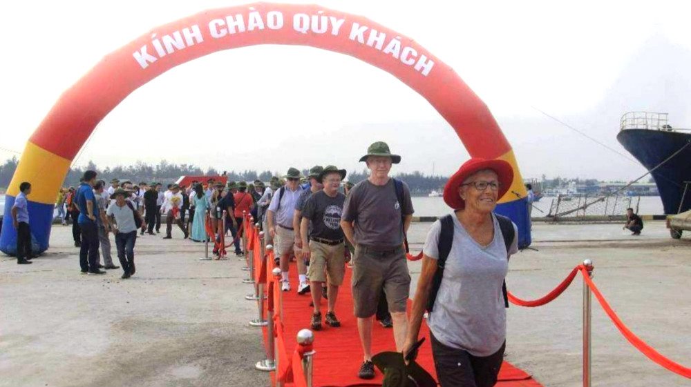 Năm 2019 là năm đầu tiên tỉnh Quảng Trị liên tiếp đón du khách quốc tế đến tham quan bằng đường biển