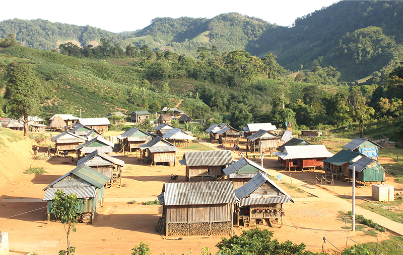 Bản Ba Lin, xã A Vao, huyện Đakrông. Ảnh: Hồ Thanh Thoan