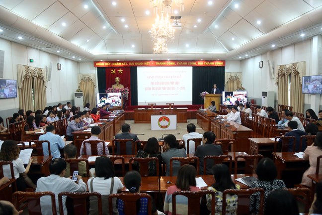 Tăng cường phổ biến giáo dục, pháp luật cho cán bộ Mặt trận