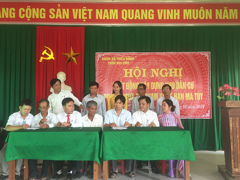 Công an xã Triệu Đông chú trọng xây dựng các mô hình phòng chống tội phạm​