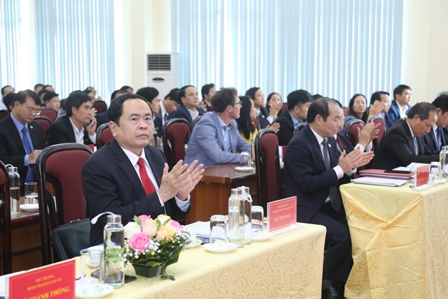 Chủ tịch UBTW MTTQ Việt Nam Trần Thanh Mẫn tham dự Hội nghị tổng kết