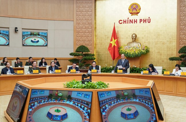 Quang cảnh phiên họp - Ảnh: Quang Hiếu/VGP