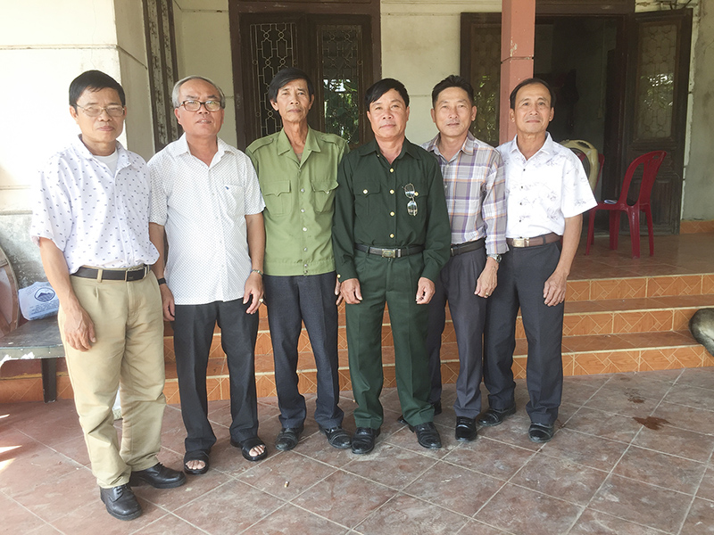 Ban Liên lạc cựu chiến binh Vị Xuyên, Hà Tuyên Sư đoàn 312 tỉnh Quảng Trị gặp mặt đầu xuân tại nhà cựu chiến binh Hoàng Kim Đương, Khu phố 2, phường Đông Giang, thành phố Đông Hà. Ảnh: ĐT