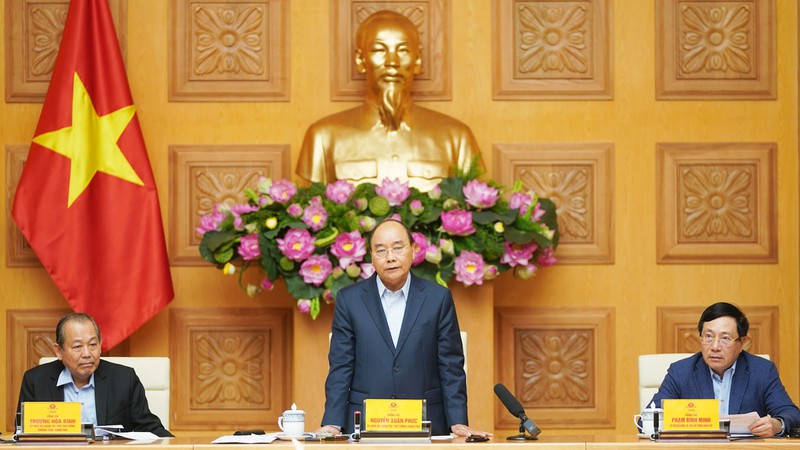 Thủ tướng Nguyễn Xuân Phúc phát biểu