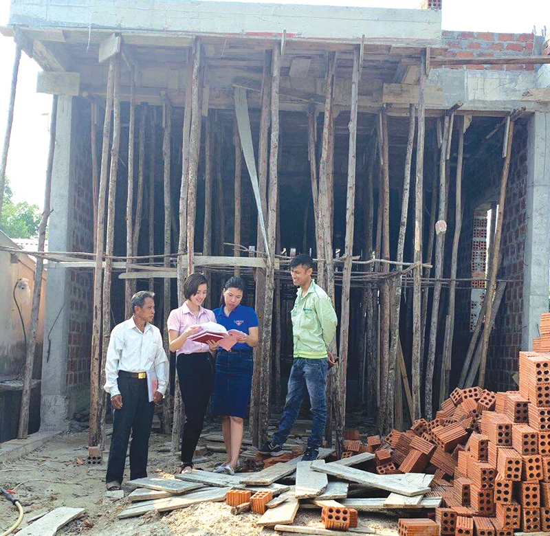Chương trình cho vay nhà ở xã hội theo Nghị định 100 của Chính phủ đã giúp nhiều người thu nhập thấp xây được mái ấm kiên cố. Ảnh: Thu Hạ