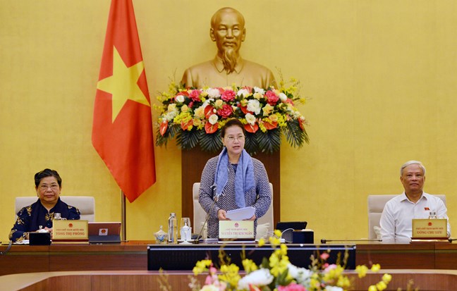 Chủ tịch Quốc hội Nguyễn Thị Kim Ngân chủ trì Hội nghị