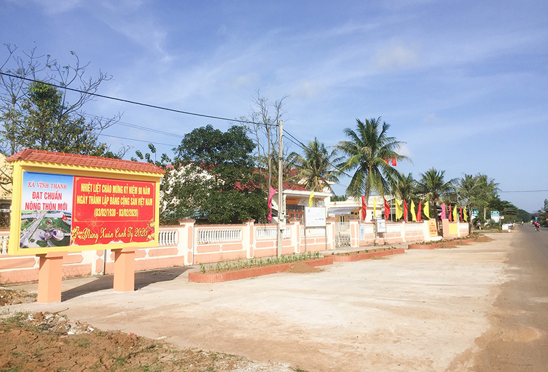 Làng quê Vĩnh Linh ngày càng khởi sắc trong phong trào xây dựng nông thôn mới. Ảnh: PV