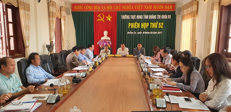 Phó Bí thư Thường trực Tỉnh ủy, Chủ tịch HĐND tỉnh Nguyễn Đăng Quang phát biểu tại phiên họp- Ảnh: L.N