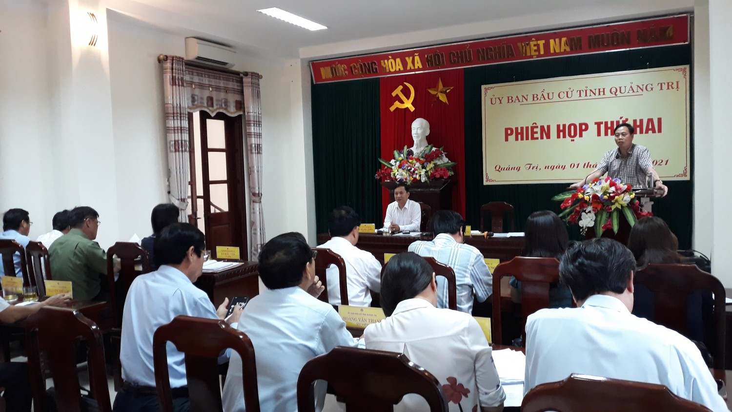 Phó Bí thư Thường trực Tỉnh ủy Nguyễn Đăng Quang đề nghị các thành viên UBBC tỉnh tập trung thực hiện những nội dung quan trọng đã được thảo luận tại phiên họp - Ảnh: N.V