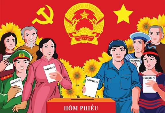 Nêu cao cảnh giác trước những chiêu bài phá hoại cuộc bầu cử đại biểu Quốc hội và đại biểu HĐND nhiệm kỳ 2021-2026 là yêu cầu cấp bách với nhân dân nói chung và mỗi cử tri nói riêng. Ảnh minh họa: quochoi.vn