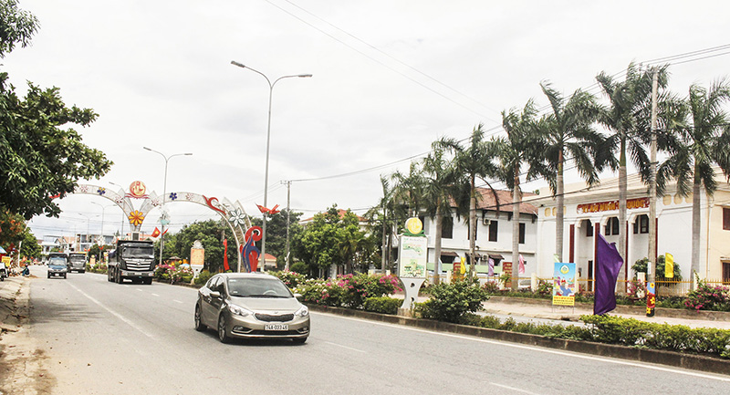 Thị trấn Cam Lộ ngày càng đổi mới - Ảnh: K.N​