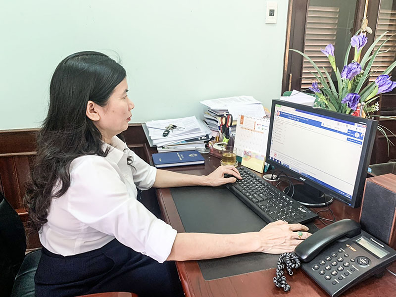 Sở Thông tin và Truyền thông là một trong những đơn vị thực hiện hiệu quả việc chuyển đổi số trong thời gian qua - Ảnh: H.T​