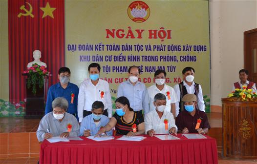 Ngày hội đại đoàn kết toàn dân tộc khu dân cư Tăng Cô Hang, xã Lìa, huyện Hướng Hóa