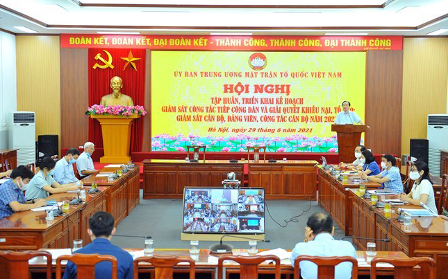 Ủy ban Trung ương MTTQ Việt Nam tập huấn, triển khai công tác giám sát.