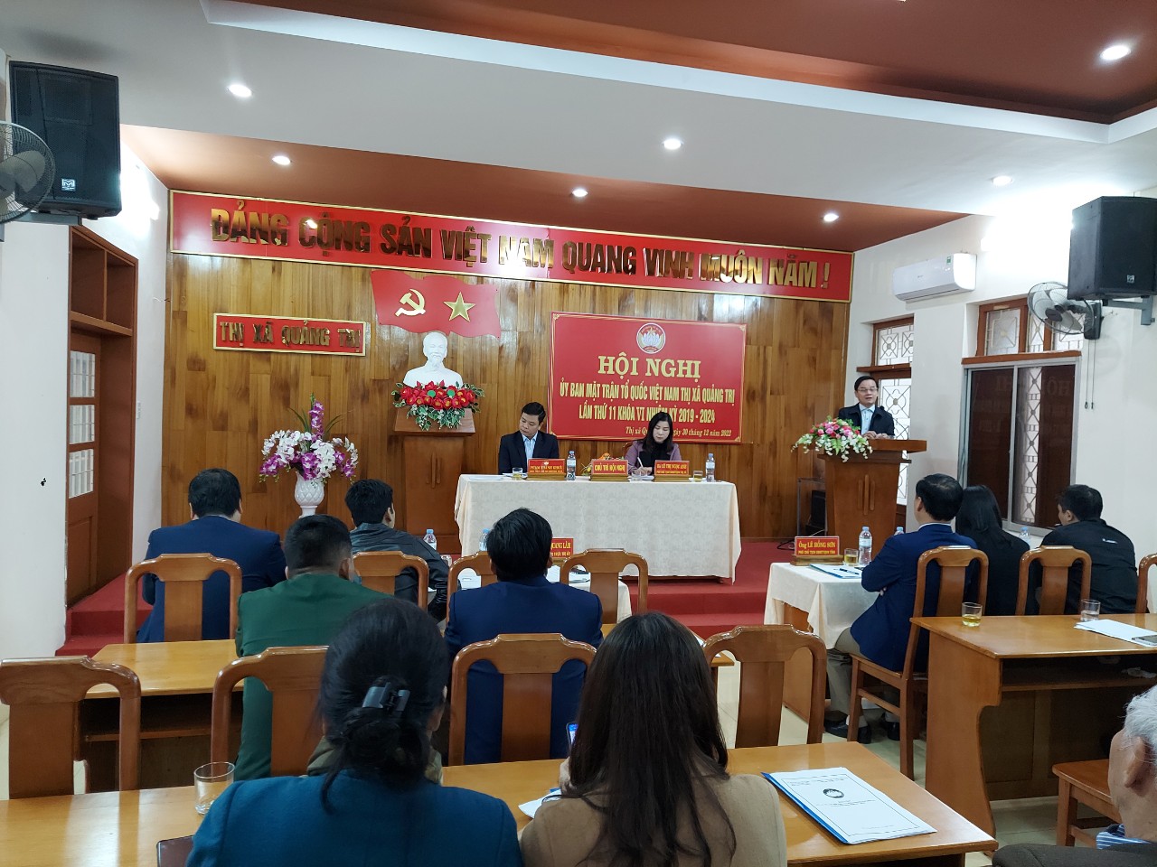 HỘI NGHỊ ỦY BAN MẶT TRẬN TỔ QUỐC VIỆT NAM THỊ XÃ QUẢNG TRỊ LẦN THỨ 11 KHÓA VI NHIỆM KỲ 2019-2024