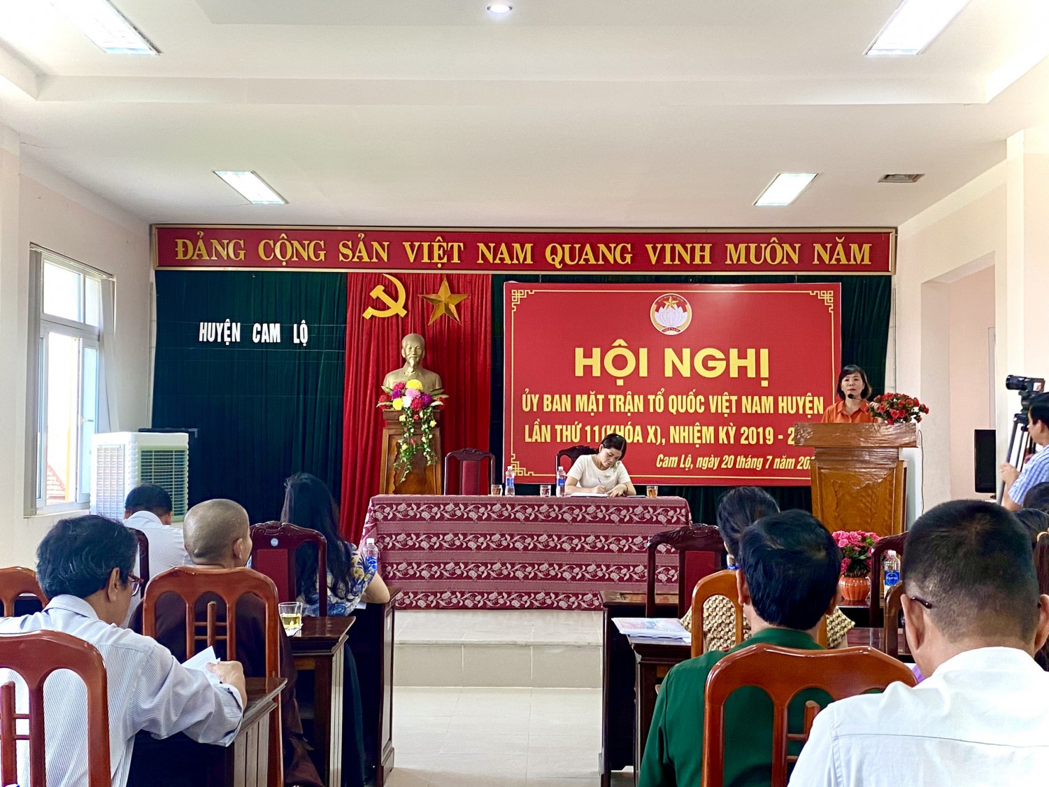 Hội nghị lần thứ Mười một, khoá X, sơ kết công tác Mặt trận 6 tháng đầu năm, triển khai nhiệm vụ trọng tâm công tác 6 tháng cuối năm 2023