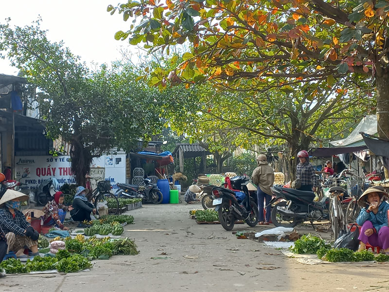 Quang cảnh chợ Thuận ngày nay - Ảnh: P.X.D