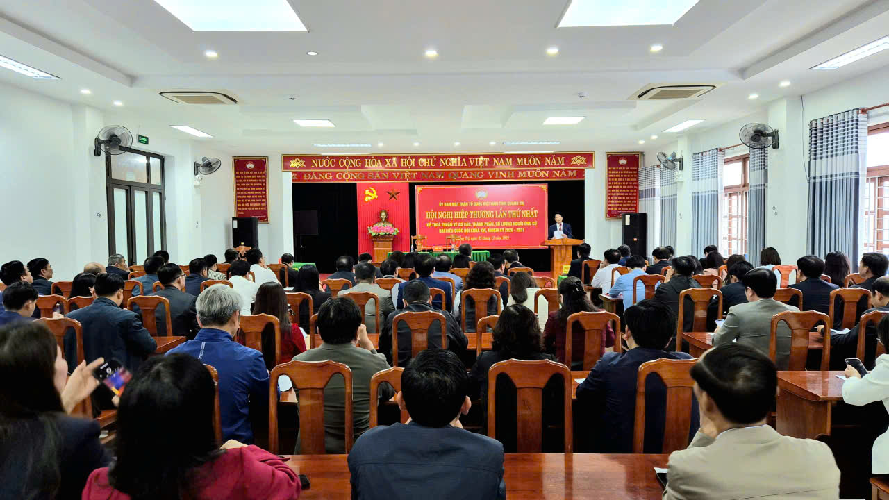 Hội nghị hiệp thương lần thứ nhất để thoả thuận cơ cấu, thành phần và số lượng người ứng cử Đại biểu Quốc hội khoá XVI và HĐND tỉnh nhiệm kỳ 2026 - 2031.