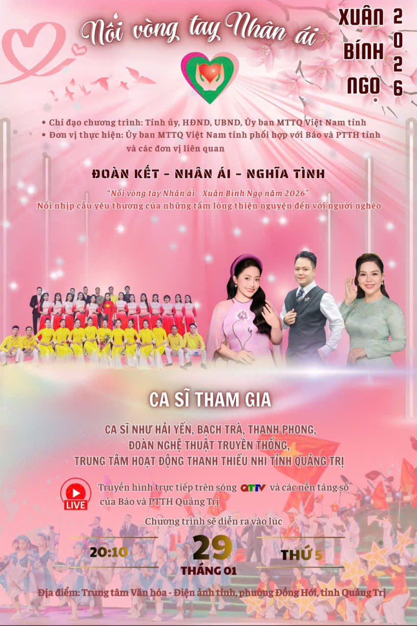 Chương trình Nối vòng tay Nhân Ái - Xuân Bính Ngọ 2026.