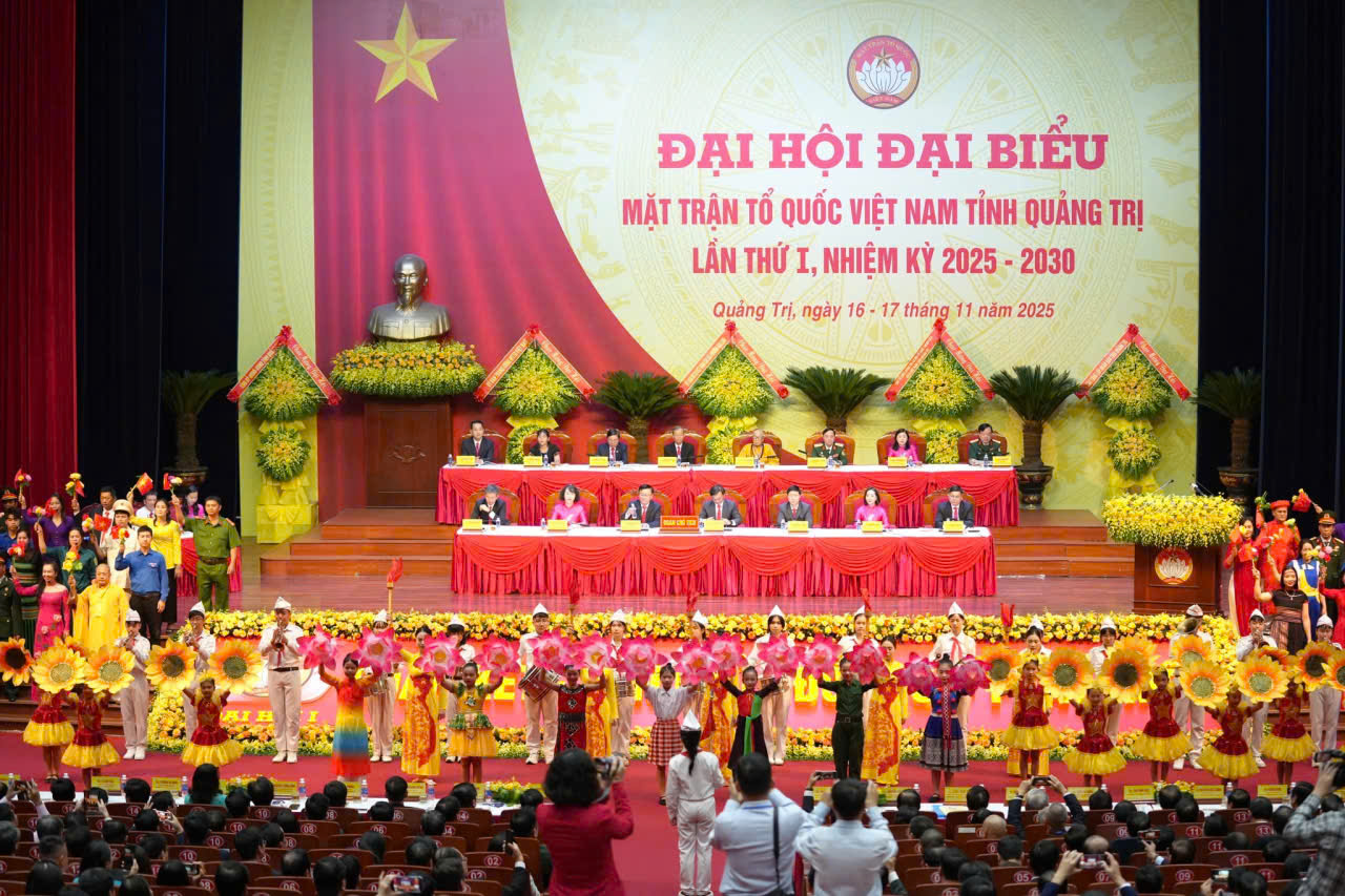 Đại hội đại biểu MTTQ Việt Nam tỉnh Quảng Trị lần thứ I, nhiệm kỳ 2025 - 2030. Ảnh: BBT