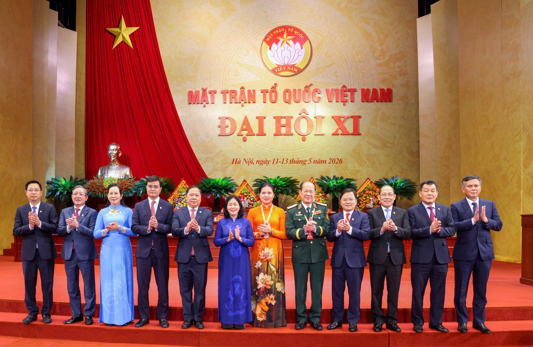 INFOGRAPHIC: Chủ tịch và các Phó Chủ tịch Ủy ban Trung ương MTTQ Việt Nam khóa XI, nhiệm kỳ 2026-2031