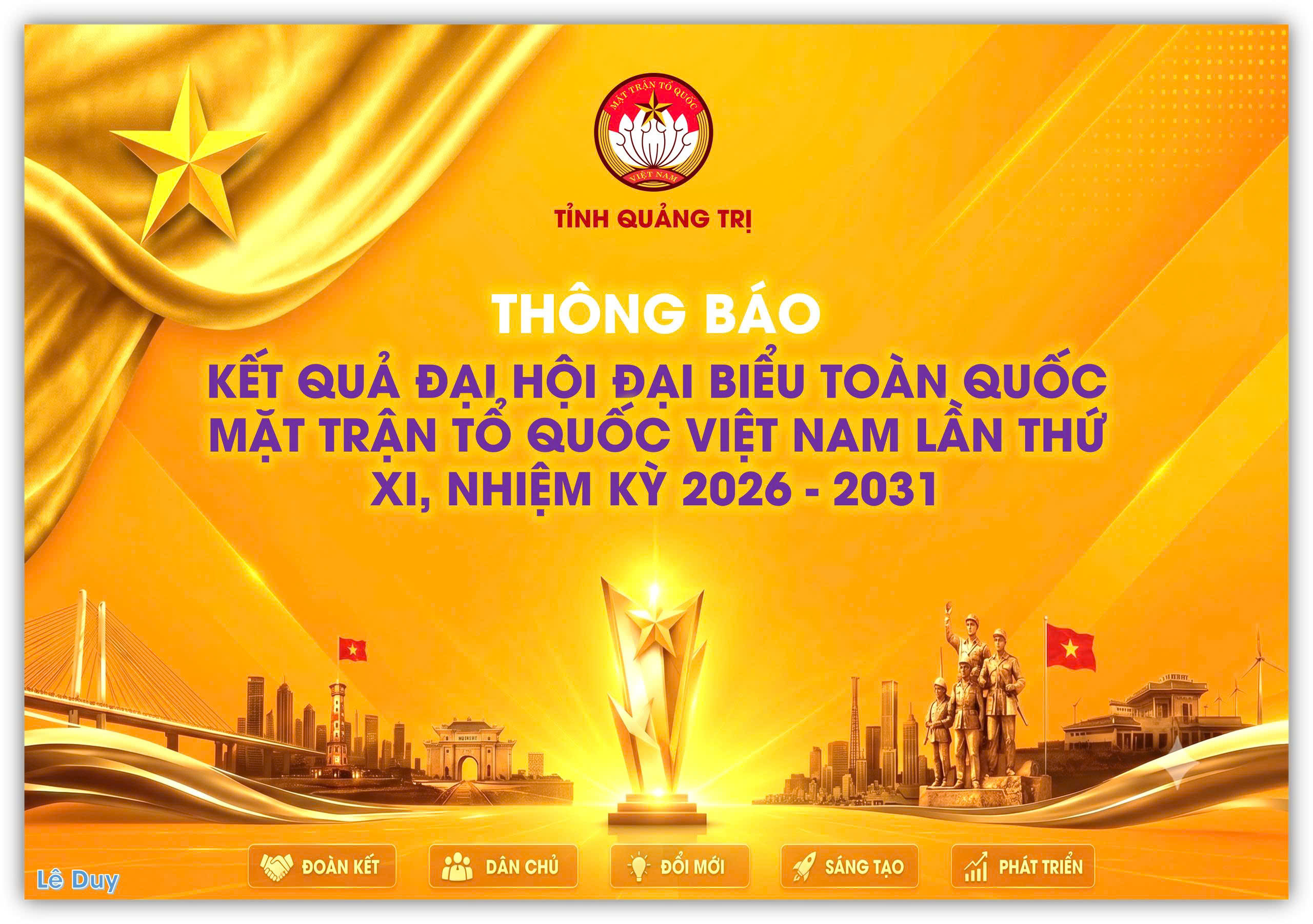Tuyên truyền trong cán bộ, đoàn viên, hội viên và các tầng lớp Nhân dân về kết quả Đại hội đại biểu toàn quốc Mặt trận Tổ quốc Việt Nam lần thứ XI, nhiệm kỳ 2026 - 2031