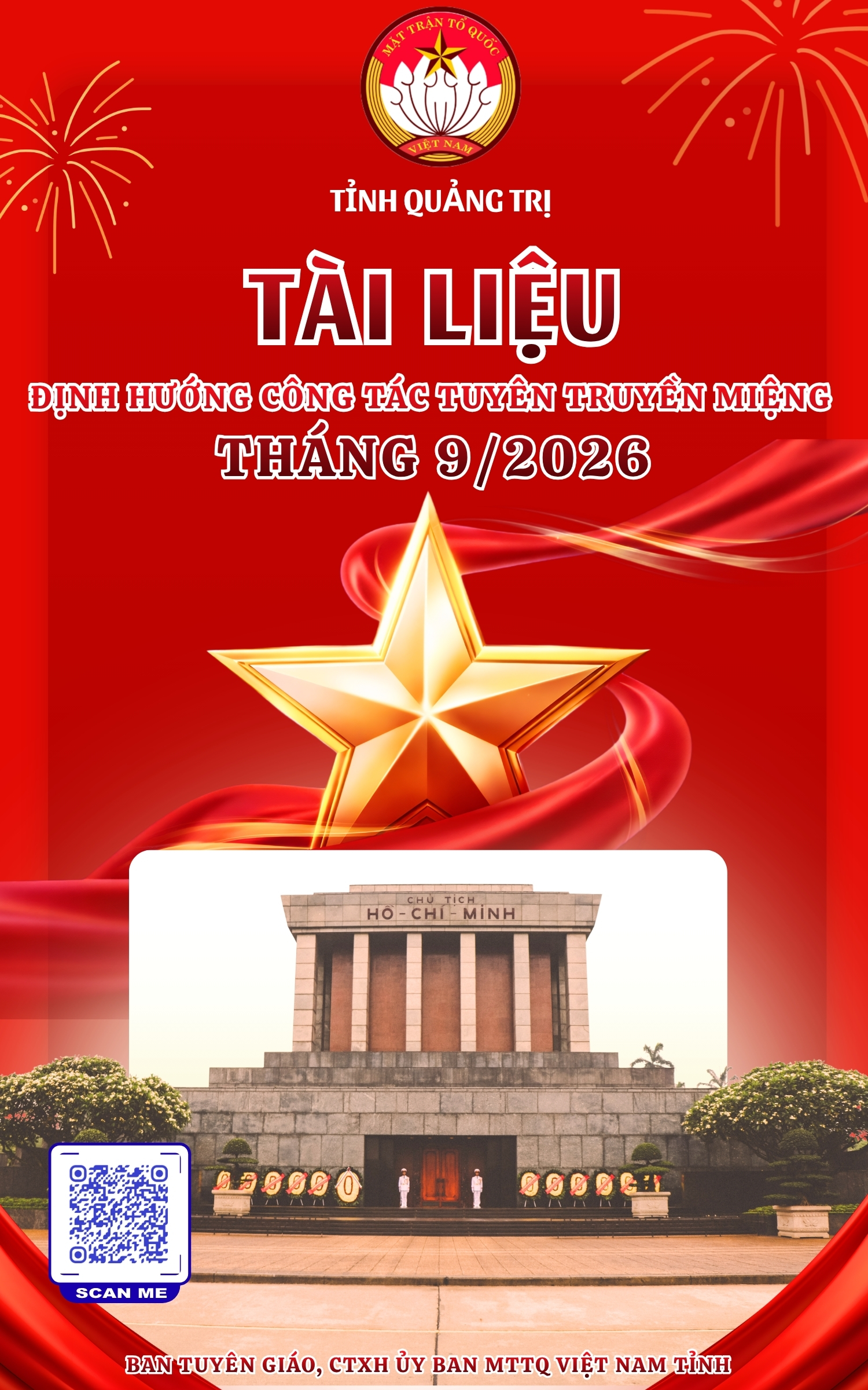 ĐỊNH HƯỚNG TUYÊN TRUYỀN MIỆNG THÁNG 9/2026