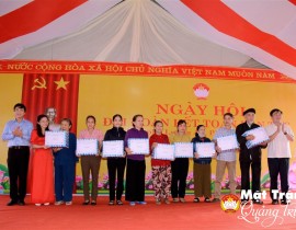 Ngày hội Đại đoàn kết tại khu  dân cư Lương An, Phường Đông...