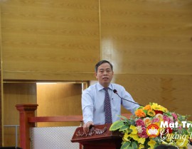 Đồng chí Nguyễn Đăng Quang, Phó Bí thư Thường trực Tỉnh ủy, Chủ tịch HĐND tỉnh phát biểu tại Hội nghị