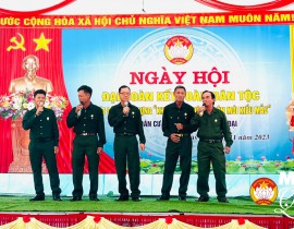 khu dân cư Quảng Điền, xã Triệu Đại, huyện Triệu Phong tổ chức Ngày hội Đại đoàn kết toàn dân tộc và phát động xây dựng khu dân cư nông thôn mới kiểu mẫu.